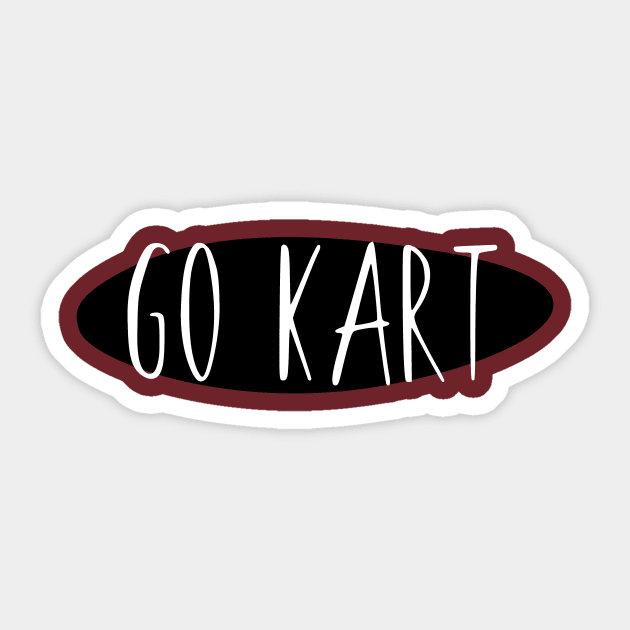 Go kart Sticker by maxcode